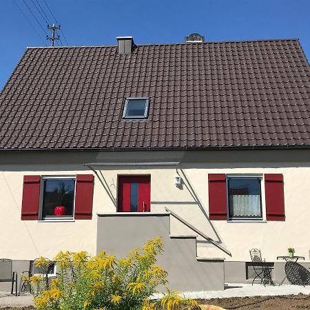 Ferienhaus Bei Lauingen, Mit Sauna Und Gartenlounge Veitriedhausen Exteriör bild